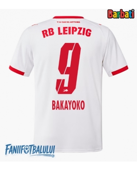 RB Leipzig Johan Bakayoko #9 Tricou Fotbal Replică 2025-26 Barbati Acasa